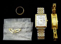 Raymond Weil ladies two tone stainless steel quartz wristwatch