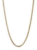 9ct gold Rolo link chain necklace