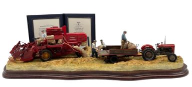 Border Fine Arts 'Bringing In the Harvest' by Ray Ayres model No. B0735