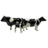 Beswick Friesian Cow Family comprising CH. Coddington Hilt Bar bull