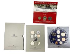 Queen Elizabeth II United Kingdom 2004 brilliant uncirculated three coin collection