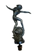 1930s cast metal mascot 'Speed Nymph' after Louis Lejeune