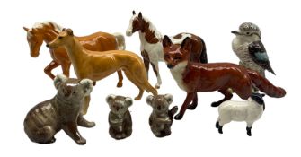 Pair of Beswick model horses