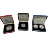 The Royal Mint United Kingdom 1989 silver proof two pound two coin set