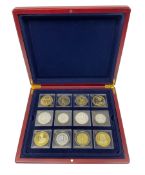 Thirteen medallions or fantasy coins from 'The Millionaires Collection'