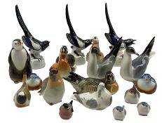 USSR Lomonosov models of birds comprising magpies