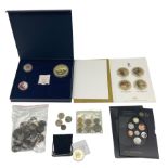 Coins including Queen Elizabeth II 1953 nine coin set in blister pack