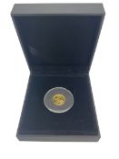 Queen Elizabeth II Isle of Man 2014 1/10 ounce fine gold angel coin