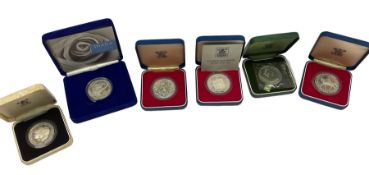 The Royal Mint United Kingdom 1997 silver proof memorial crown and Bailiwick of Guernsey 1978 silver