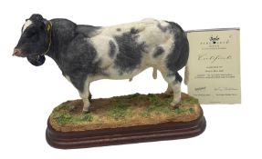 Border Fine Arts Limited Edition British Blue Bull by Kirsty Armstrong No. 70/500 boxed and with cer