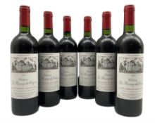 Six bottles of Chateau Le Bourg Du Cauze