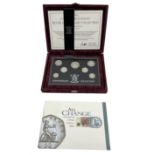 The Royal Mint United Kingdom 1996 silver proof anniversary coin collection