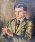 Hugh Segar "Sam" Scorer FRIBA FRSA (British 1923-2003): Portrait 'Sandy Wilson' (Colin St John Wilso