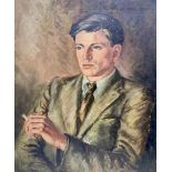 Hugh Segar "Sam" Scorer FRIBA FRSA (British 1923-2003): Portrait 'Sandy Wilson' (Colin St John Wilso