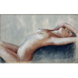 Trevor Neal (Sheffield 1947-): Reclining Nude Female