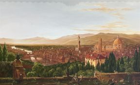 After Thomas Cole (British/American 1801-1848): 'View of Florence from San Miniato'