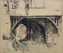 Frederick (Fred) Lawson (British 1888-1968): 'High Bridge Lincoln'