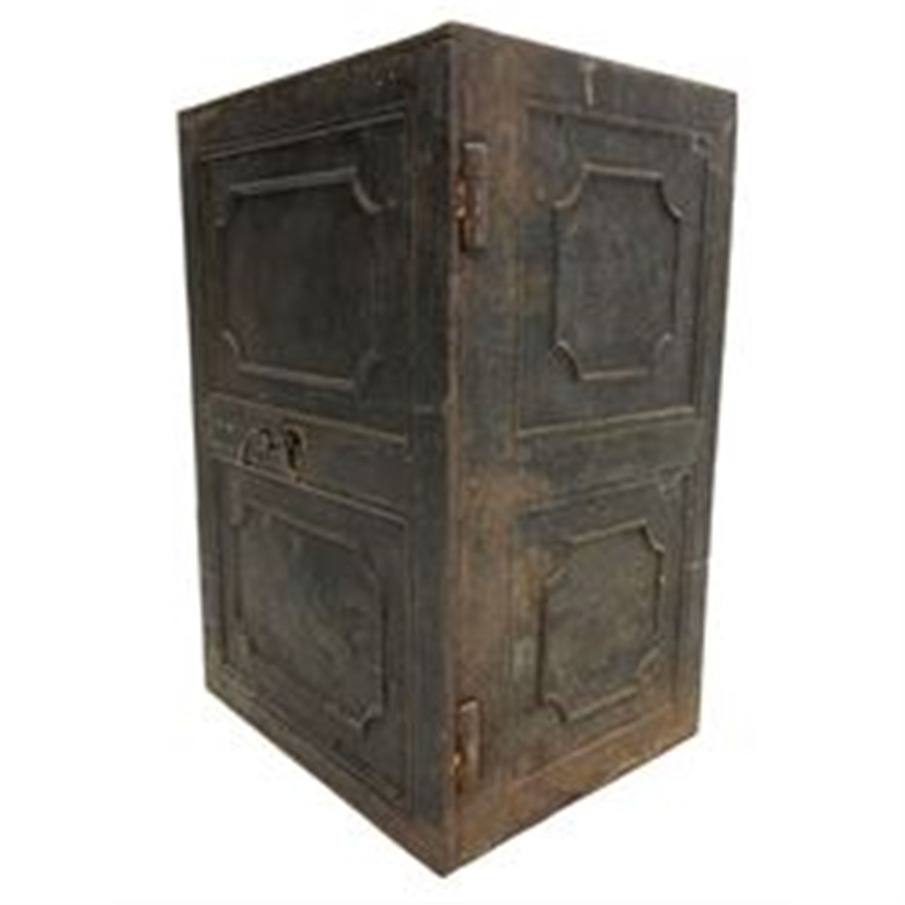 Early 19th century cast iron safe or strong box - Image 2 of 5