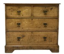 Early 20th century ash chest of drawers