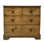 Early 20th century ash chest of drawers