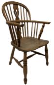 19th century low back Windsor armchair