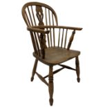 19th century low back Windsor armchair