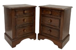 Willis & Gambier - pair of bedside chests