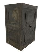 Early 19th century cast iron safe or strong box