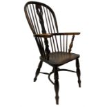 F Walker Rockley -19th century Windsor armchair