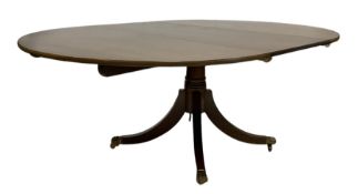 Gotts of Pickering - Late 20th century Regency design mahogany dining table