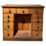 Early 19th century pine clerks desk