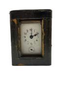 Early 20th century �Bayard� French timepiece carriage clock with alarm