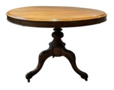 Victorian mahogany breakfast table
