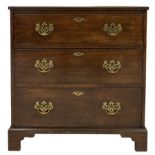 19th century oak chest of drawers