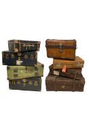 Collection of luggage cases of various different styles and designs (10)