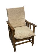 Early 20th century oak armchair
