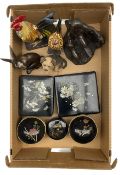 Early 20th century and later lacquered boxes & bowls