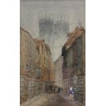 Thomas 'Tom' Dudley (British 1857-1935): York Street Scene