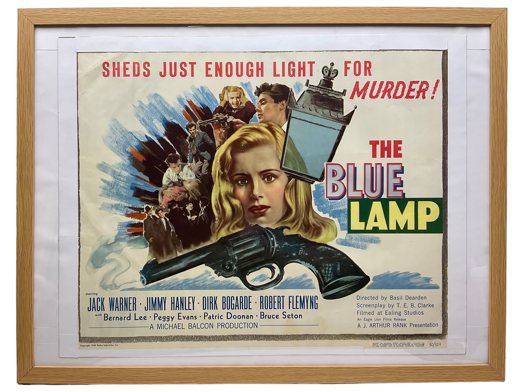 Original Vintage Film Poster - The Blue Lamp (1950) National Screen Service film poster starring Dir - Image 2 of 2