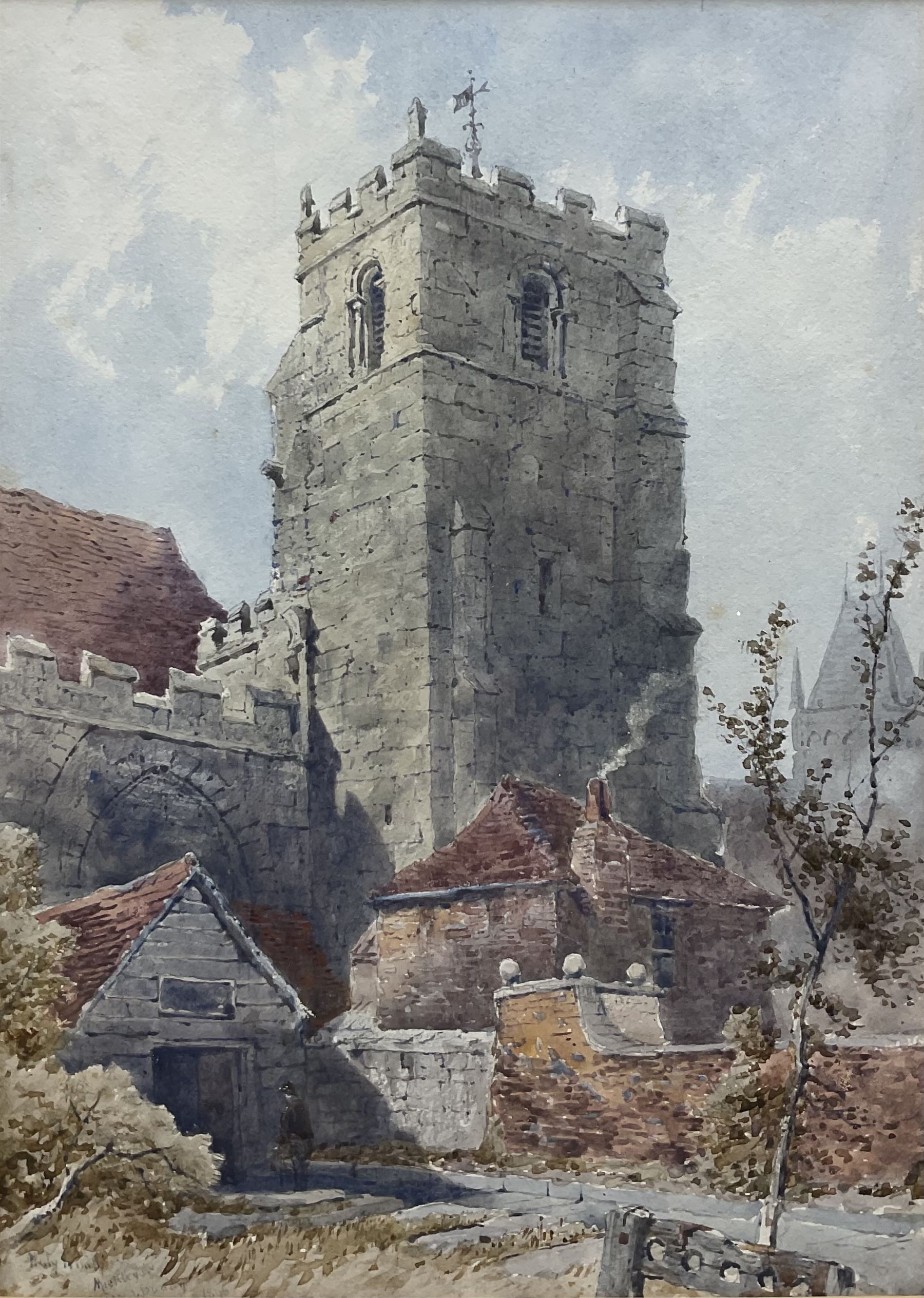 William James Boddy (British 1831-1911): 'Holy Trinity Micklegate' York