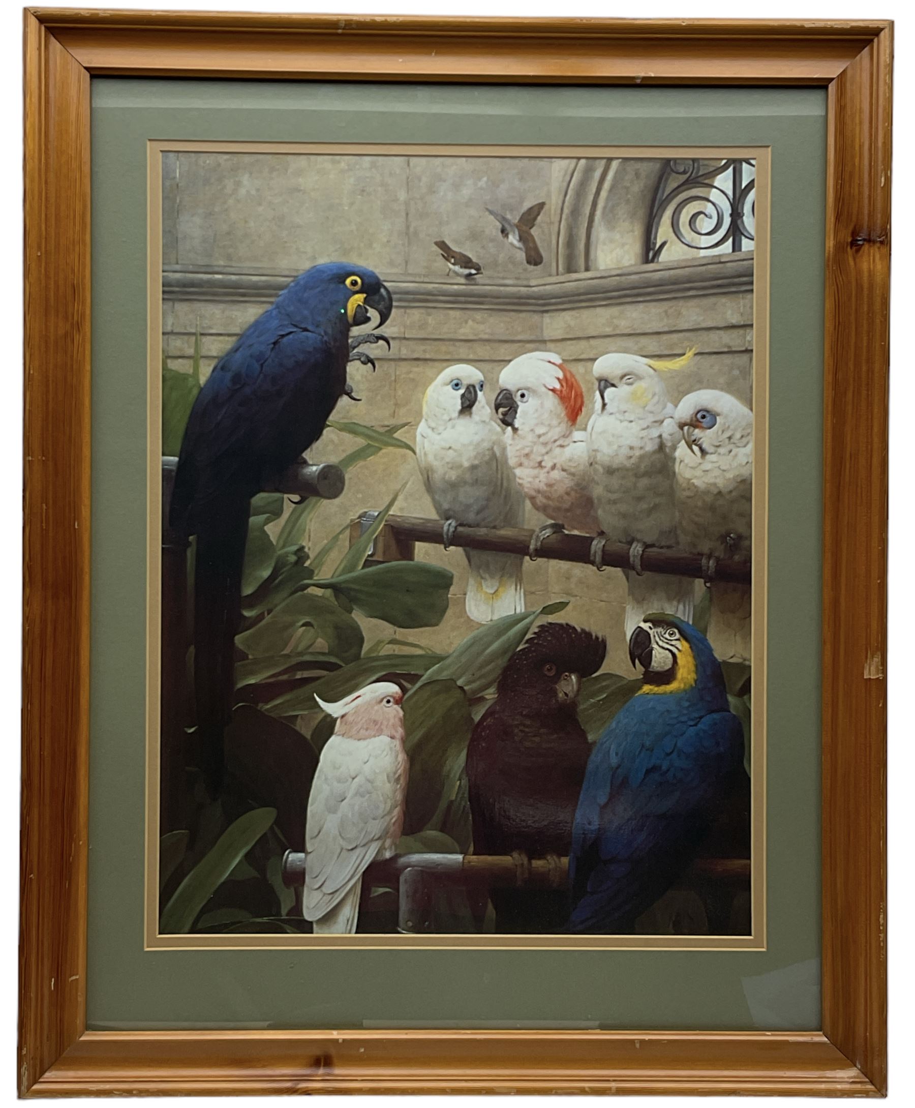 After Henry Stacy Marks (British 1829-898): 'Parrots & Parakeets - A Select Committee' - Image 2 of 2