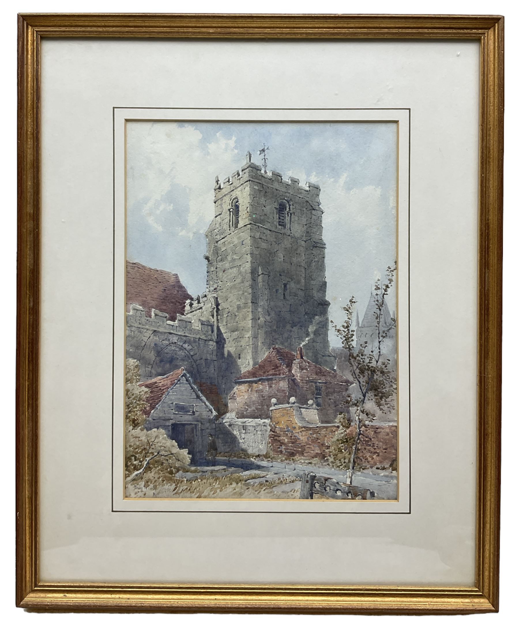 William James Boddy (British 1831-1911): 'Holy Trinity Micklegate' York - Image 2 of 3