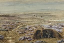 James Chalmers Park (British 1858-1938): Shooting on the Moors