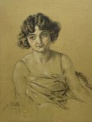 French School (Early 20th century): Portrait of a Young Woman