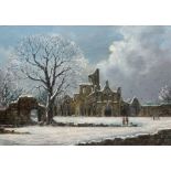 Jack Rigg (British 1927-): Kirkstall Abbey - Leeds