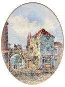 William James Boddy (British 1831-1911): St Margaret's Arch Bootham - York