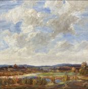 E William Kneen (British 1862-1921): Wetlands on the Isle of Man