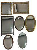 Collection of mirrors of various sizes and styles (7)