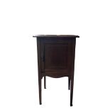 Edwardian mahogany bedside cabinet