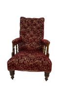 Victorian style armchair